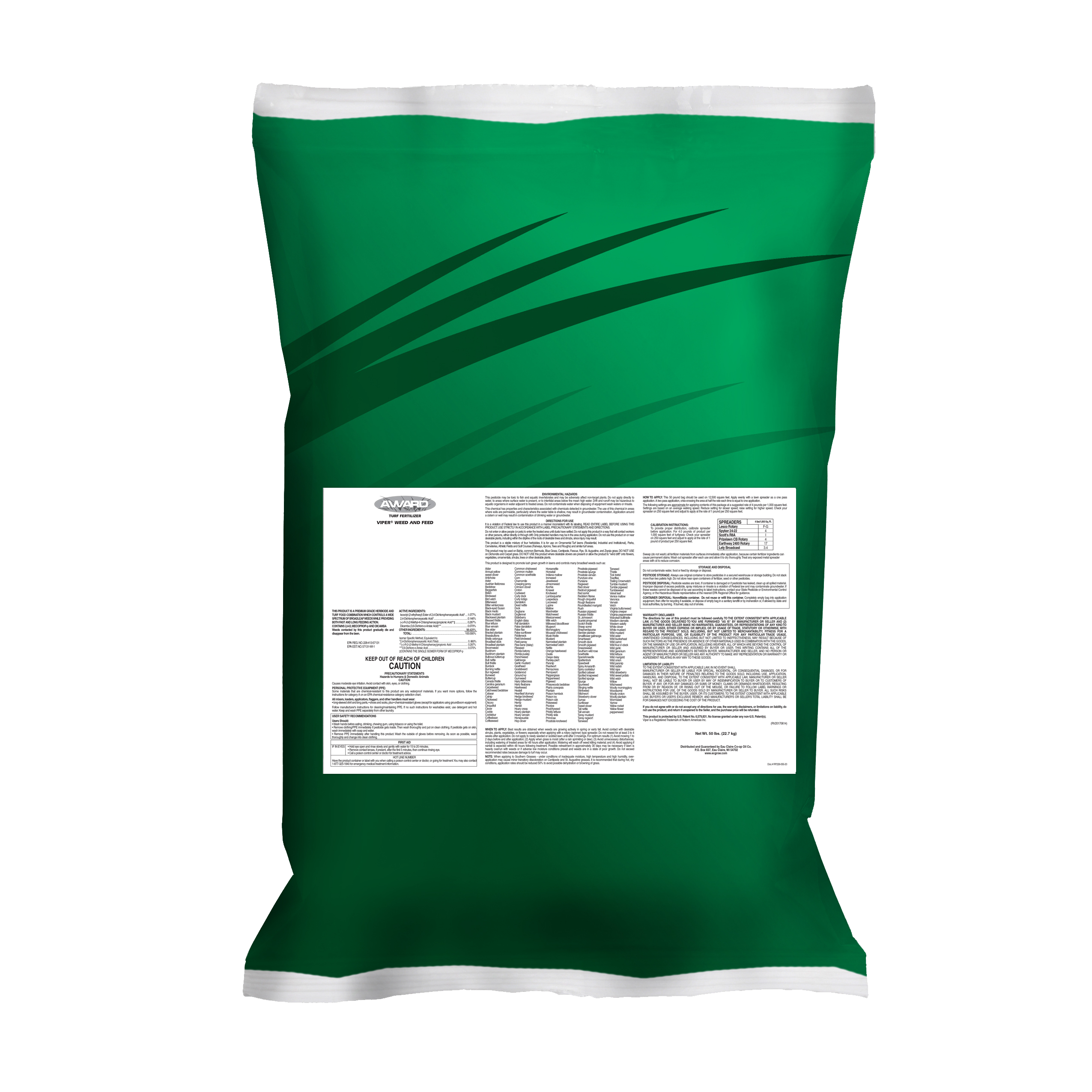 18-0-3 25% PCSCU with Viper 50 lb Bag - Fertilizer